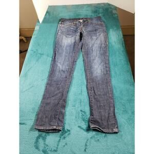 Levis 521 Jeans Sz 4 Womens Blue Stretch Pants Low Rise Skinny Casual Comfort
